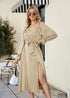 Vestido bohemio francés elegante e informal para primavera y verano de Olivia